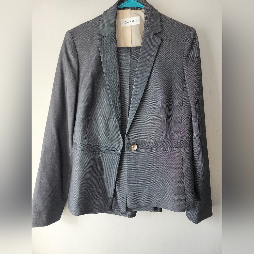 Calvin Klein sandy grey suit